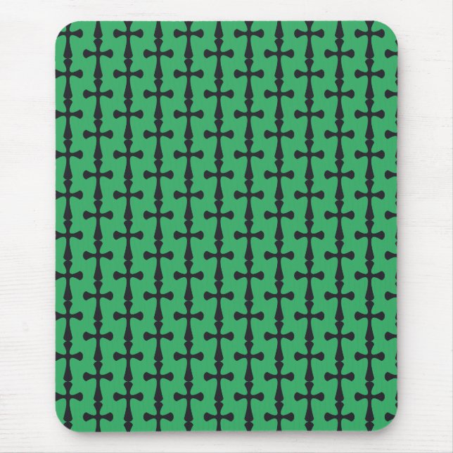 Mousepad Cruz Minimalista Moderna Arte Cristã Contemporânea (Frente)