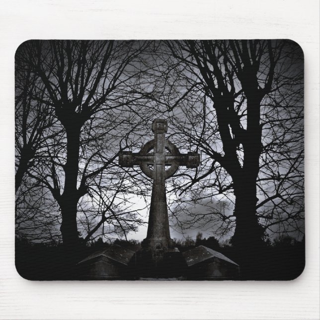 Mousepad Cruzado cercado por árvores (Frente)