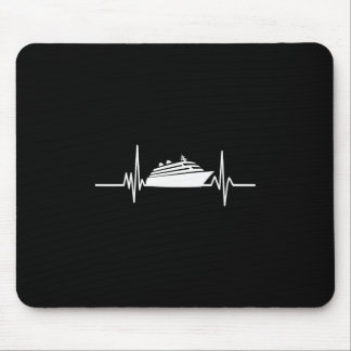 Mousepad Cruzador Navio Batimento Cardíaco Cruzeiro Férias 