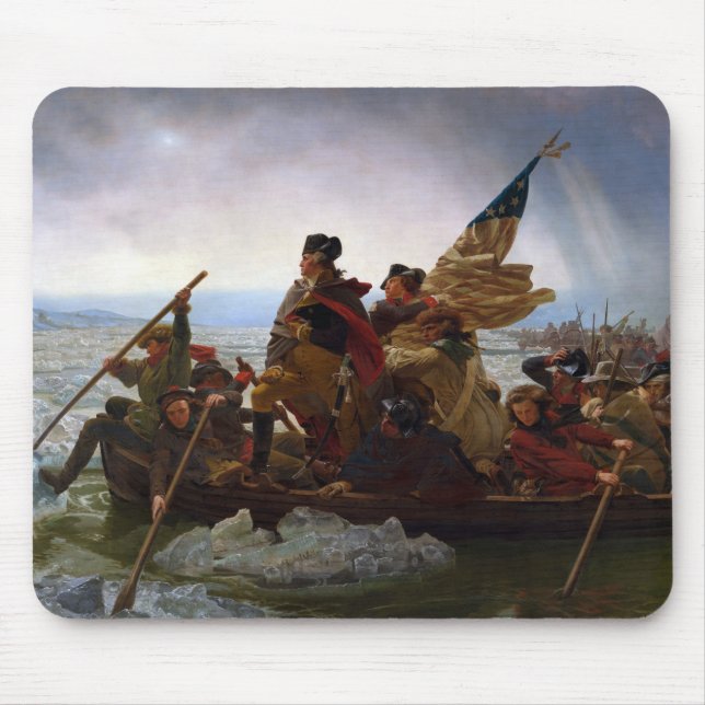 Mousepad Cruzando Delaware 1776: General George Washington (Frente)