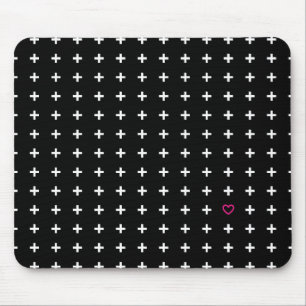 Mousepad Cruze meu tapete do rato do coração