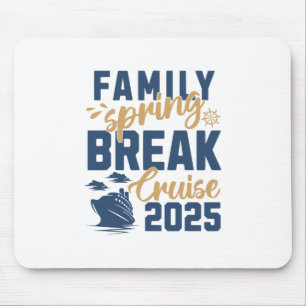 Mousepad Cruzeiro de Férias de Primavera em Família 2025 Fé
