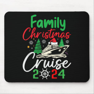 Mousepad Cruzeiro de Natal em Família 2024 Barco Feliz Crui