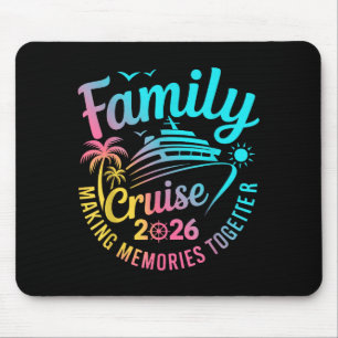 Mousepad Cruzeiro em Família Fazendo Memórias de Férias