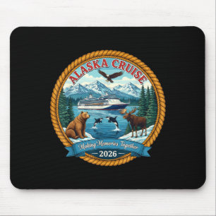 Mousepad Cruzeiro no Alasca 2026 Amigos e Familiares Corres