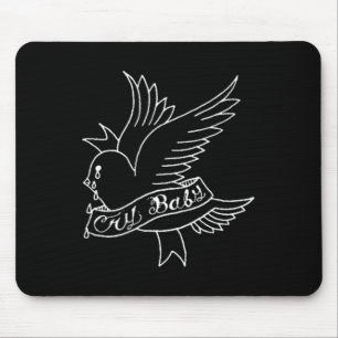 Mousepad Cry Baby Tattoo Aestic Crybaby