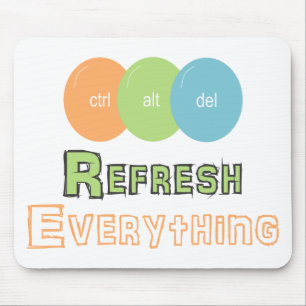 Mousepad CTRL alt del Refrescamento Tudo
