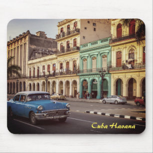 Mousepad Cuba Havana Vintage Carro Clássico
