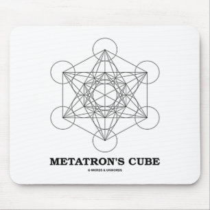 Mousepad Cubo de Metatron (Geometria Sagrada)