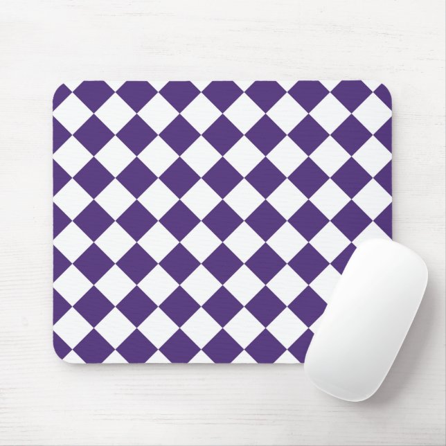 Mousepad Cubos brancos e roxos (Com mouse)