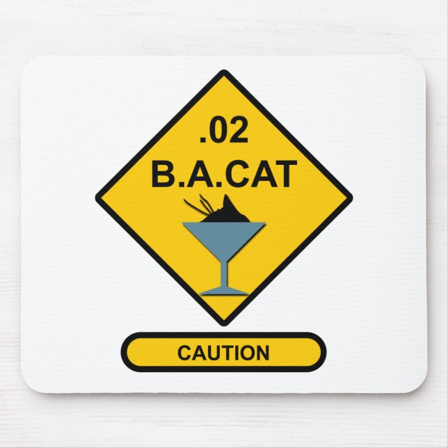 Mousepad Cuidado: .02 B. A. Cat (Frente)