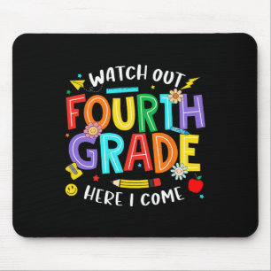 Mousepad Cuidado 4º Ano Aqui Vou Eu 4º Ano de Volta