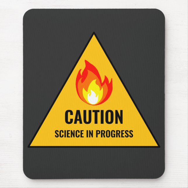 Mousepad Cuidado Ciência em Andamento (Frente)