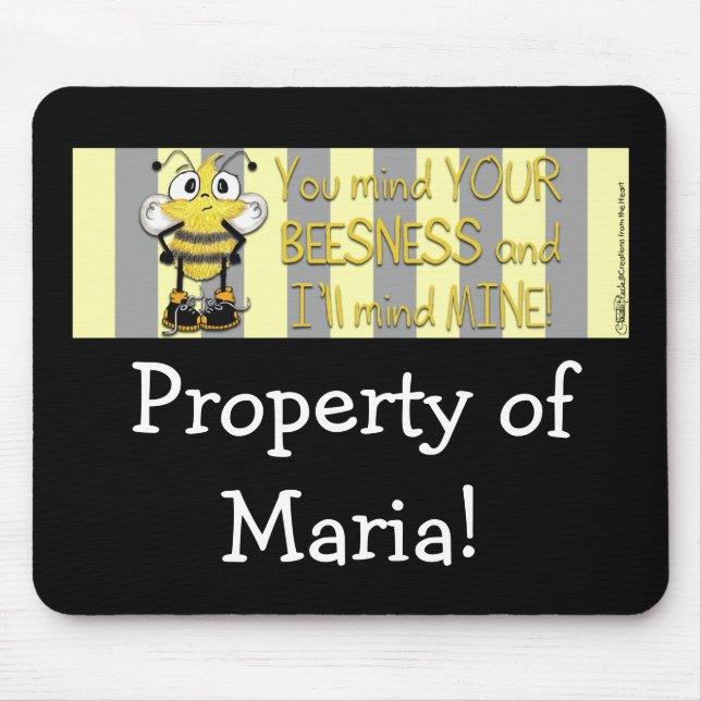 Mousepad Cuidado com a sua beleza! (Frente)