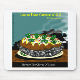 Mousepad Cuidado Com As Colmeias Da Batata Engraçada Por Am