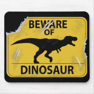 Mousepad Cuidado com o dinossauro (danificado)