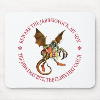 MOUSEPAD CUIDADO COM O JABBERWOCK, MEU FILHO