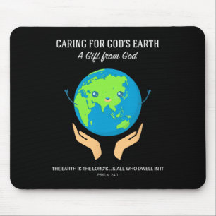 Mousepad Cuidados com a Terra de Deus - Cuidados de Criação