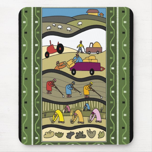 Mousepad Cultivo em África (Frente)