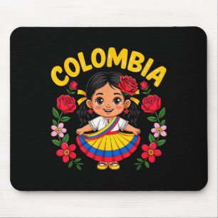Mousepad Cultura de Menina Colombiana Orgulho para Meninas