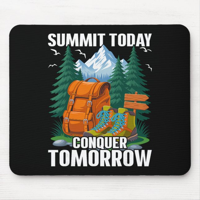 Mousepad Cume Hoje - Montanhista de Escalada  (Frente)