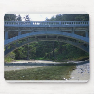 Mousepad Cummins Creek no Parque Estadual de Netuno, OR