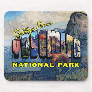 Mousepad Cumprimentos do parque nacional de Yosemite