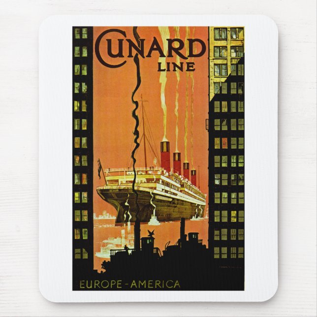 Mousepad Cunard Europa-América (Frente)