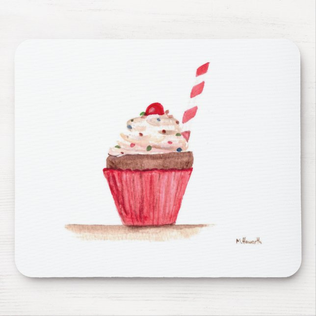 Mousepad Cupcake comida (Frente)
