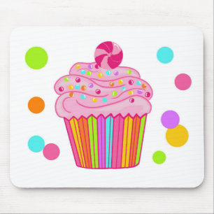 Mousepad Cupcake da surpresa dos doces