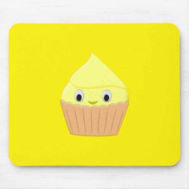 Mousepad Cupcake de limão de cartoon (Frente)