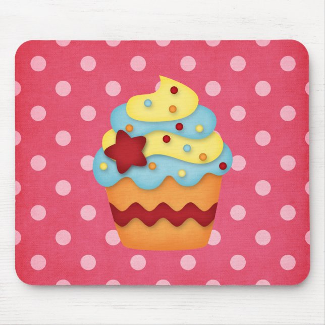 Mousepad cupcake saboroso (Frente)