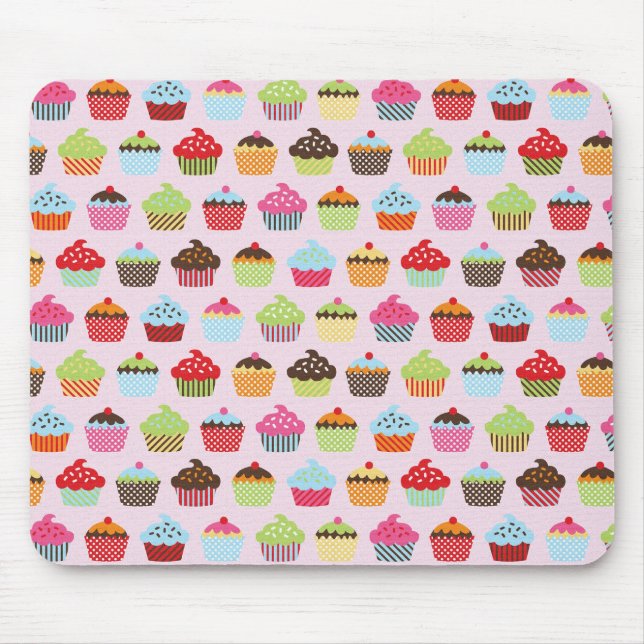 Mousepad Cupcakes bonitos (Frente)