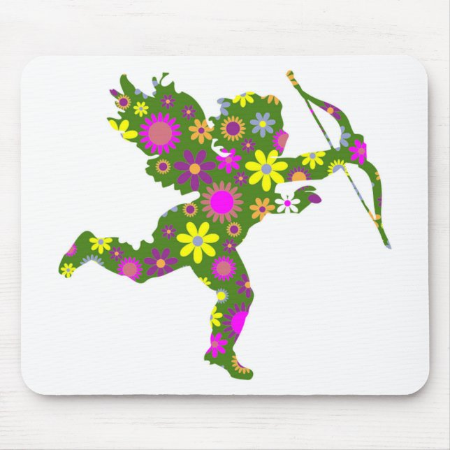 MOUSEPAD CUPIDO FLORAL (Frente)