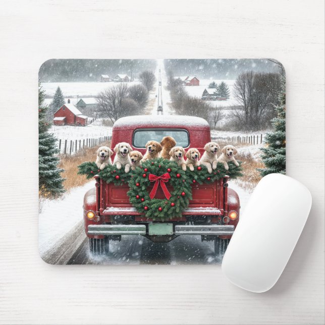 Mousepad Cuppias de Retirador de Ouros de Natal (Com mouse)