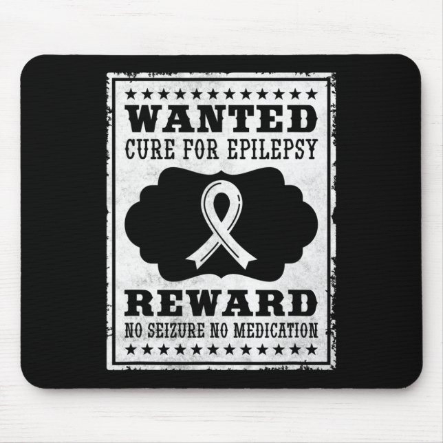 Mousepad Cura Desejada Para Epilepsia (Frente)