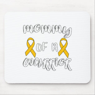 Mousepad Cure a Conscientização do Câncer Infantil Mãe de u