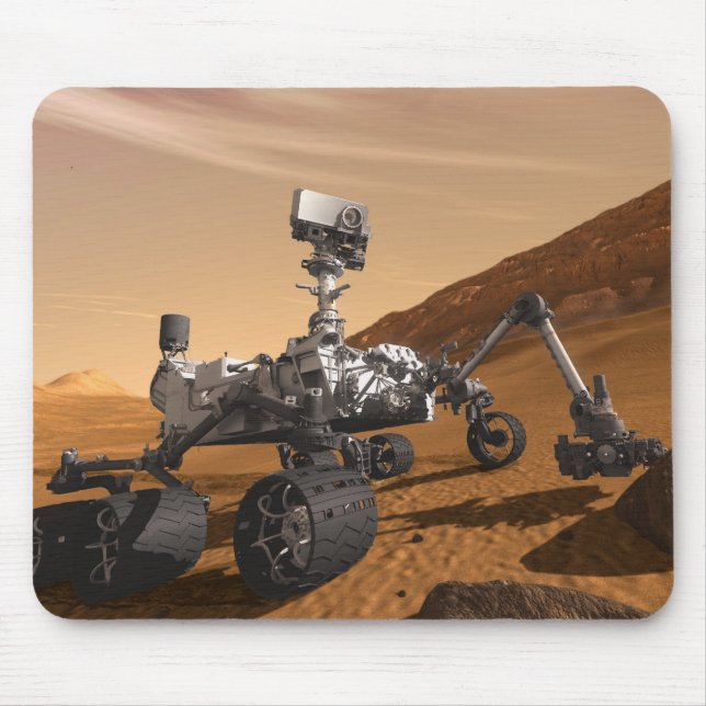 Mousepad Curiosidade: O Marte seguinte Rover (Frente)