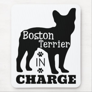 Mousepad Curioso Boston Terrier Lover Cachorro Cachorro Cac