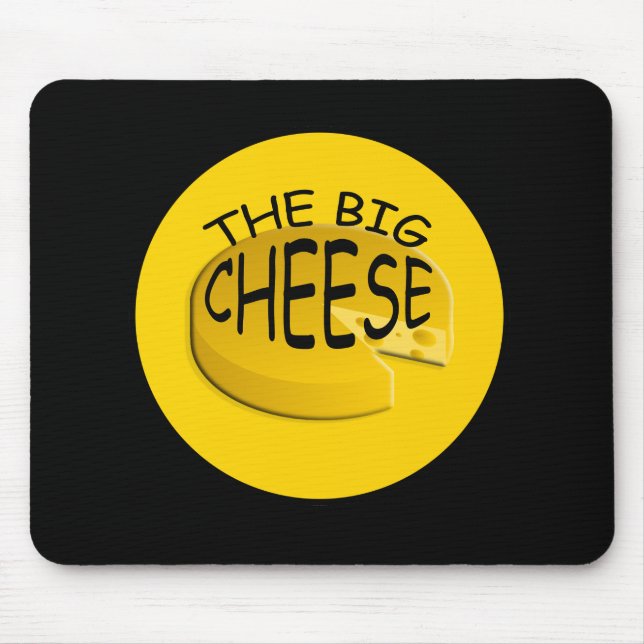Mousepad Curioso Chefe de Queijo (Frente)
