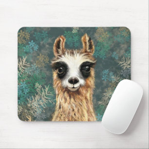 Mousepad Curioso Mouse Llama Gift Divertido - Pintura