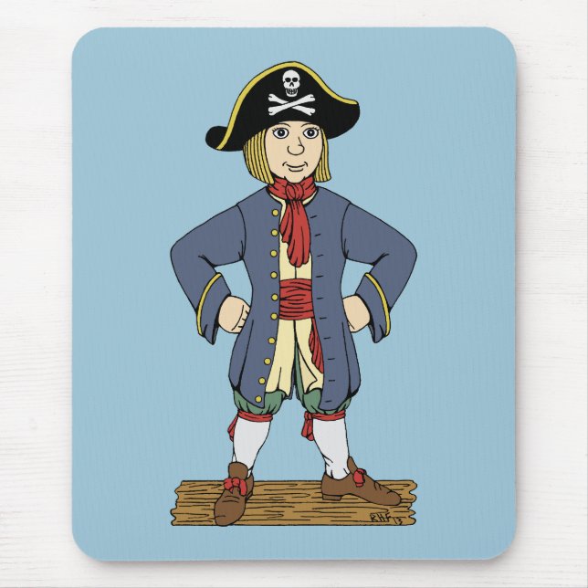 Mousepad Curioso Pirata (Frente)