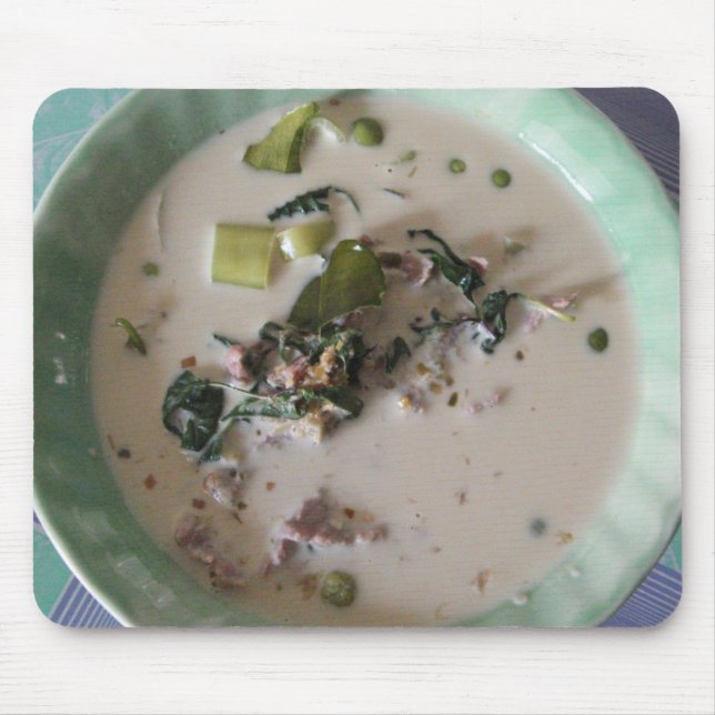 Mousepad Curry Verde tailandês [แ ก เ ขี ย ห ว ว า น ง...]  (Frente)