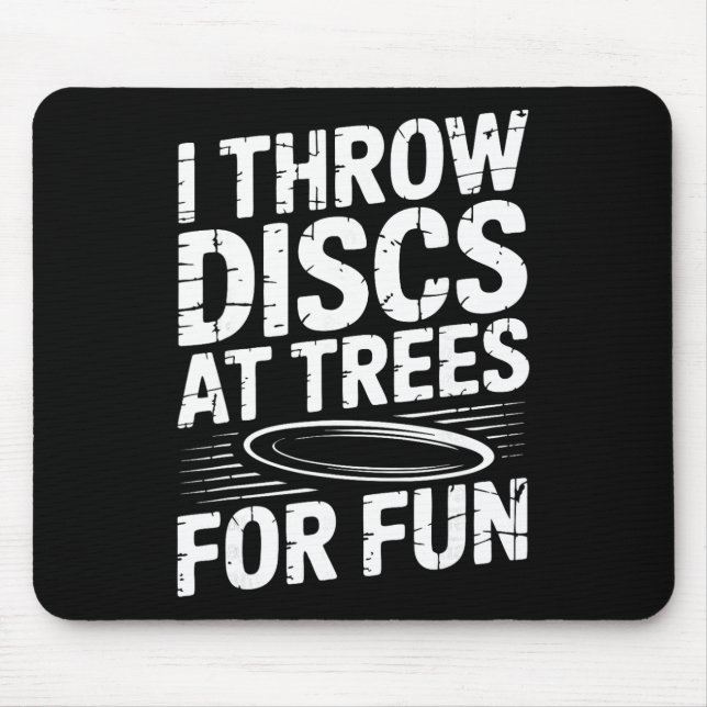 Mousepad Curso de Disco Golf Divertido  (Frente)