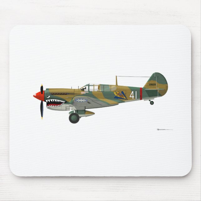 Mousepad Curtiss P-40 Warhawk (Frente)