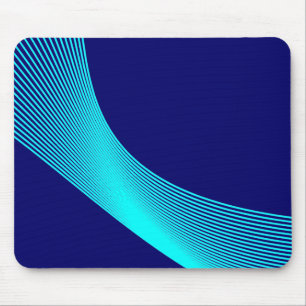 Mousepad Curvas Bézier - Ciano em azul escuro 000066