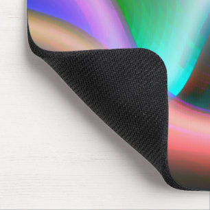 Mousepad Curvas coloridas com estilo fofo e turvo