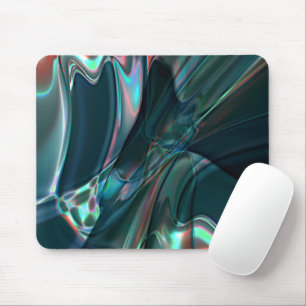 Mousepad Curvas torcidas em tons escuros para luz ensilada