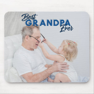 Mousepad Custom Father's Day Photo Best Grandpa Ever