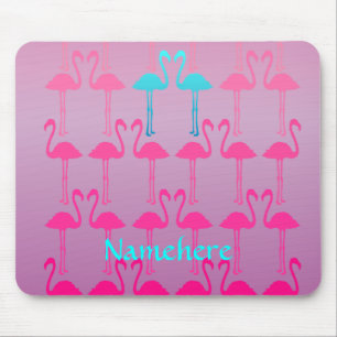 Mousepad Customizável: Flamingo dois